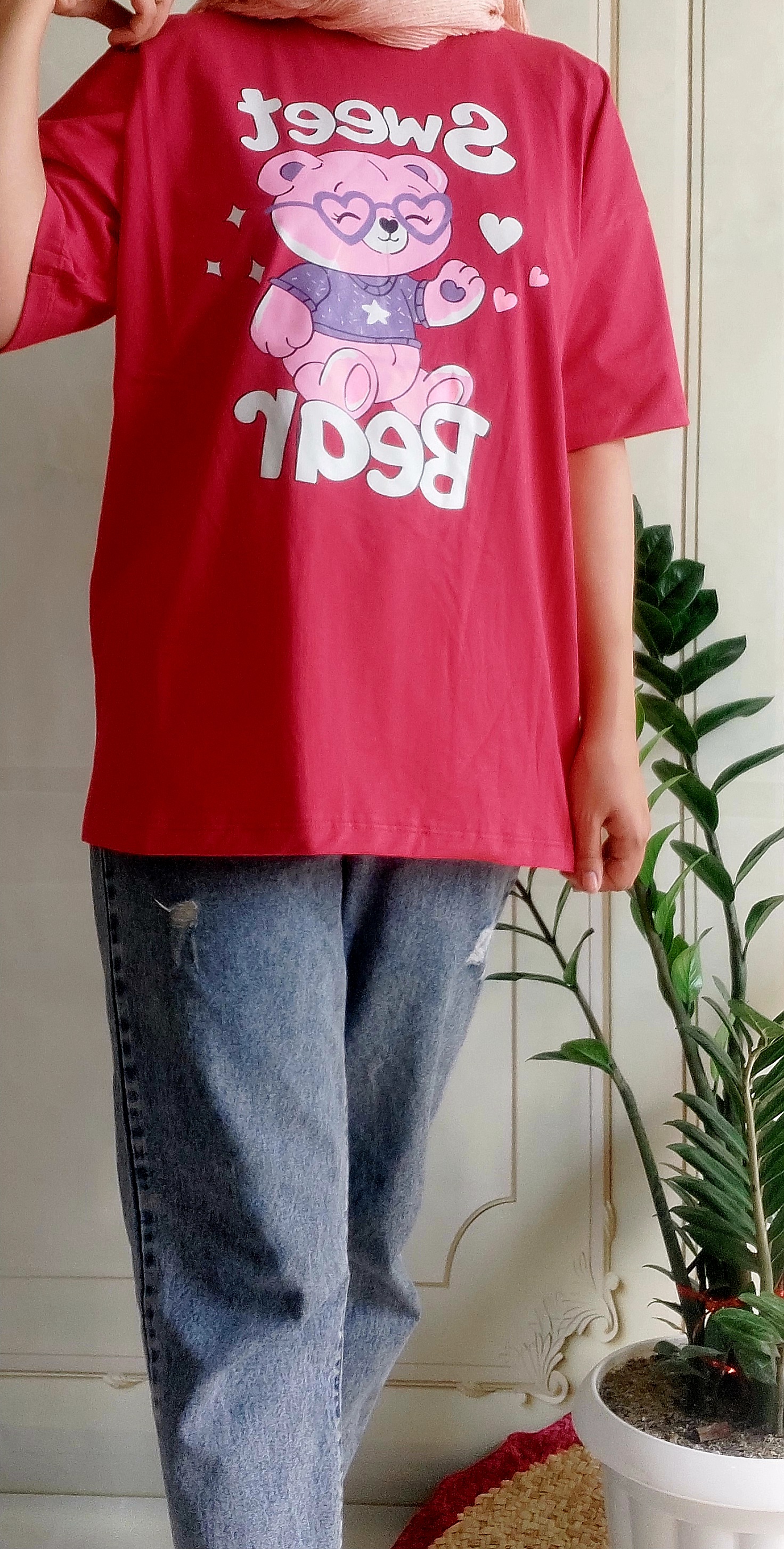 تیشرت پینترستی سوپر پنبه