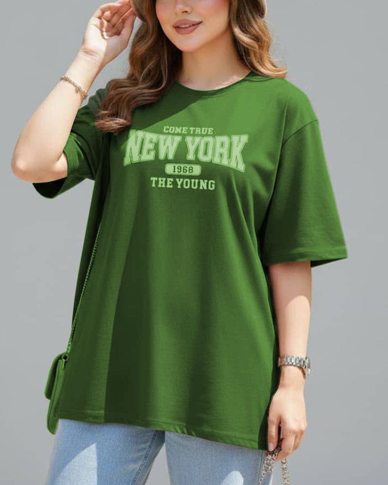 تیشرت نیویورک نخ پنبه