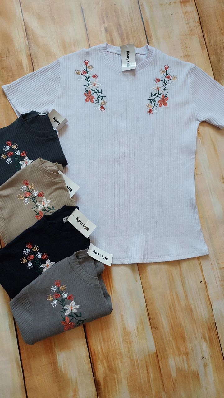 تیشرت گلدوزی کبریتی