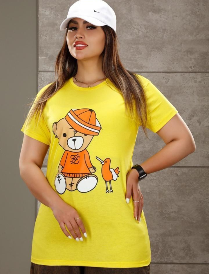 تیشرت خرسی پینترستی ویسکوز