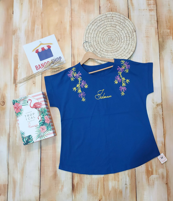 تیشرت چاپ گل پنبه