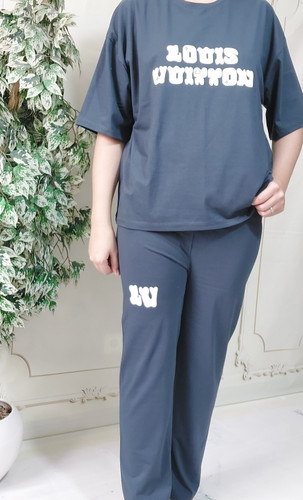 ست نخ پنبه تیشرت وشلوار