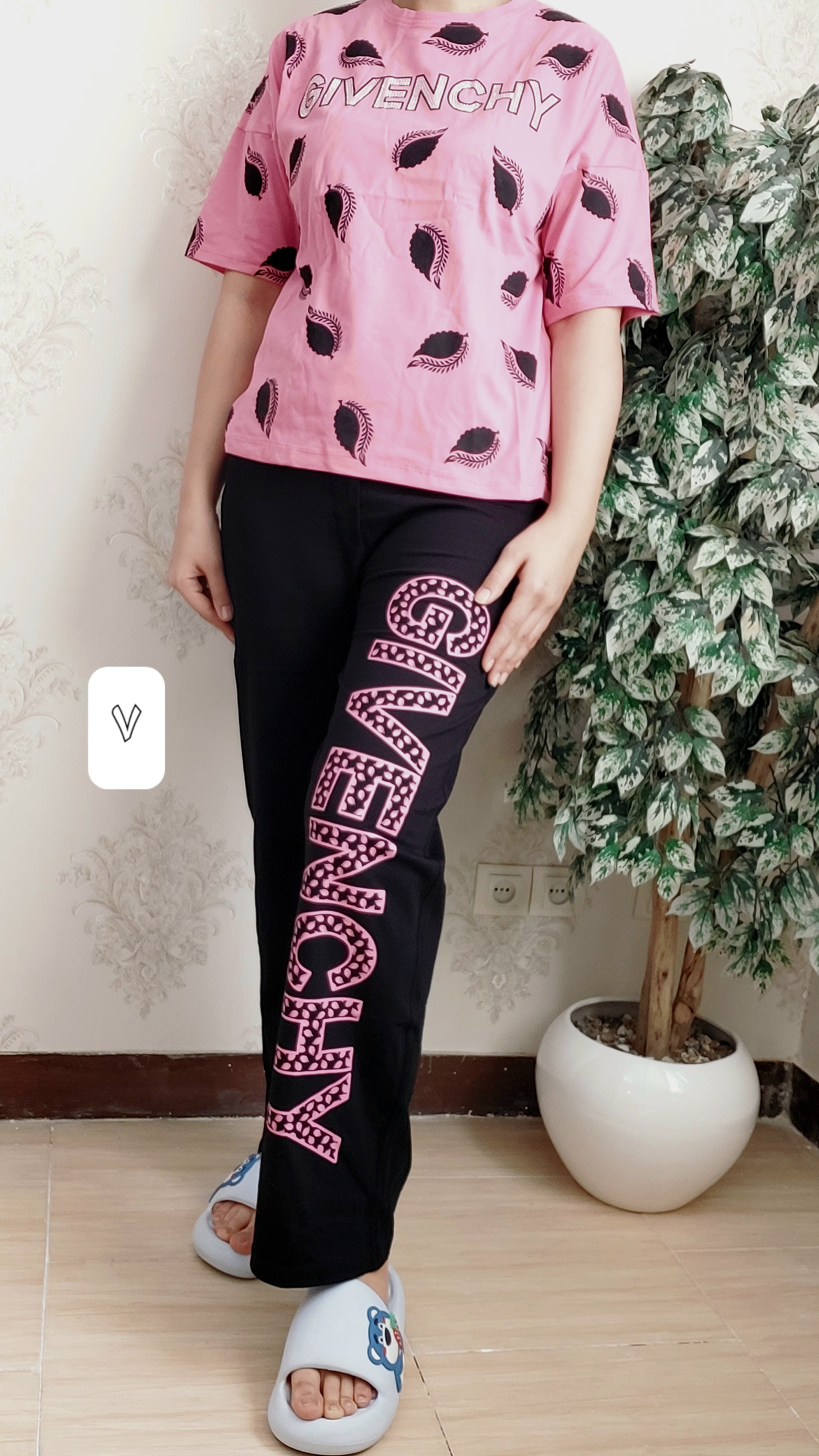 ست تیشرت شلوار پنبه