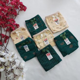 شورت زنانه سایز بزرگ نخی وارداتی فانتزی سایز۳x
