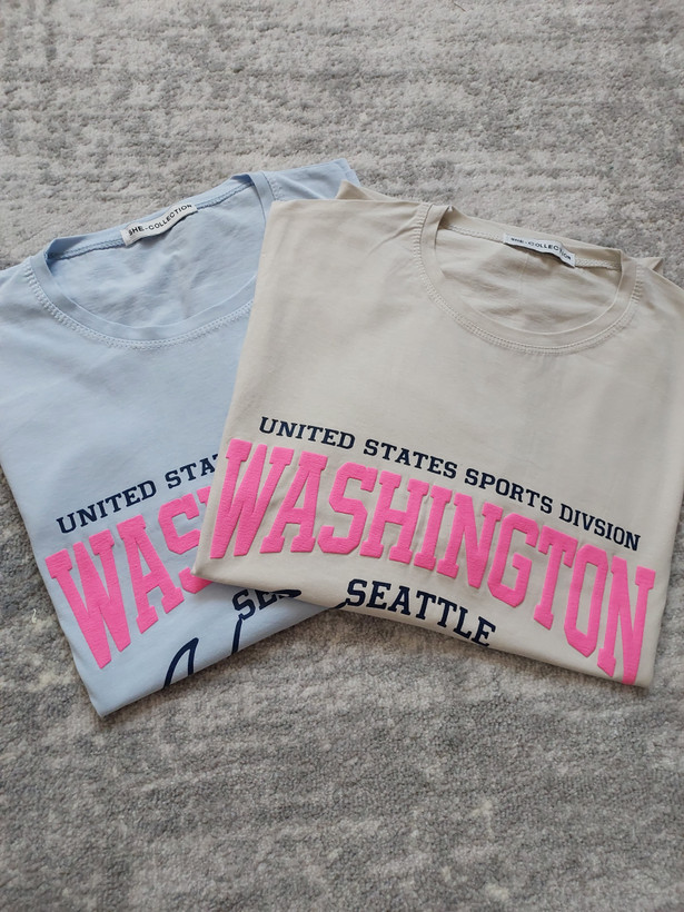 تیشرت باکسی زنانه سایزبزرگ نخ پنبه فری سایز ۳۸تا۵۴